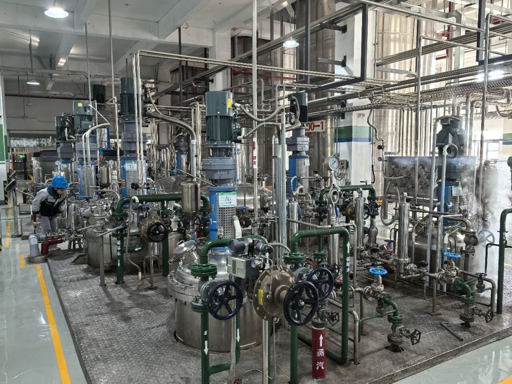 常德经开区湖南苷禾生物科技有限公司发酵车间。湖南日报全媒体记者 鲁融冰 摄